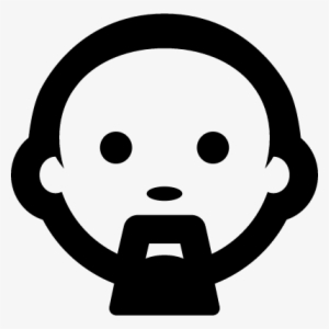 Bald Man With Goatee Vector - Old Chinese Guy Png #549894