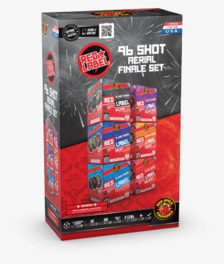 Red Label 96 Shot Standard Aerial Finale Set - Johnnie Walker #5401137