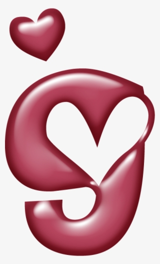 Click Here To See A Large Version - Abecedario Letras Con Corazones #5404049