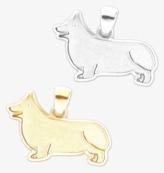 Pembroke Welsh Corgi Charm Or Pendant In Sterling Silver - Pembroke Welsh Corgi #5404725