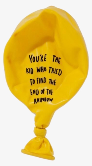 Yellow Amarillo Freetoedit Random Tumblr Quote Quotes - Deflated Balloons #5404728