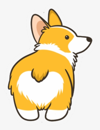 Corgi Butt Png - Cute Cartoon Dog Face - Free Transparent PNG Download ...