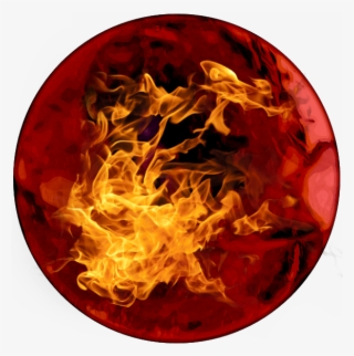 Fire Circle Red Círculo Fuego Pin #5405787
