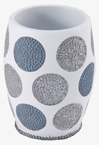 White - Avanti Dotted Circle Tumbler - Blue #5406631
