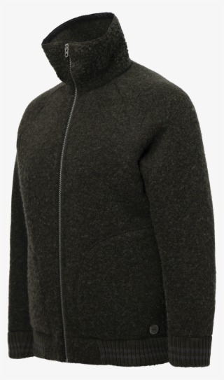 Wool Fleece Zip Base Camp Green #5406801