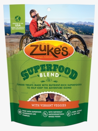 Zukes Superfood Blend With Vibrant Veggies Dog Treats - Zuke's Crunchy Naturals 2s Yogurt & Honey 9oz Dog #5407229