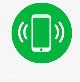 Cellphone - Mobile Phone Icon Circle #5409778