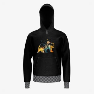 California Bear Artistic Print Hoodie - Sweatshirt #5410299