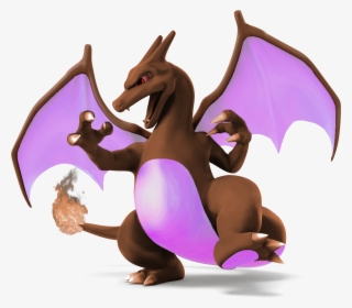 Charizard Dragalge Ssb4 - Smash Bros Purple Charizard #5410349