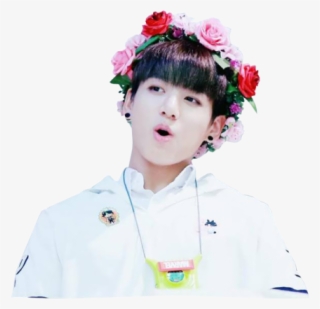 #flowers #jungkook #jeon Jungkook #bts - Jungkook With Flower Crown #5411038