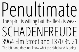 Open Sans Condensed Font Phrases #5411567