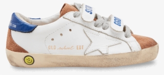 White & Brown Old School Sneakers #5412614