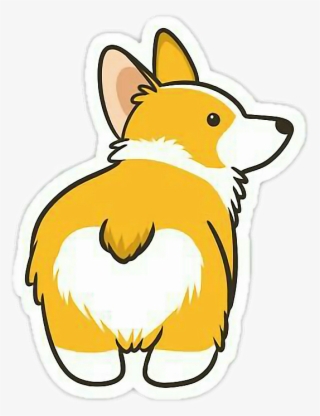 Stickers Tumblr Cute Dog Yellow Yellowdog Png Yellow - Corgi Iphone Se Cases #5413793