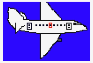 Pixel Art Plane - Pixel Art #5414535