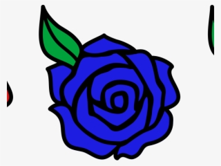 Purple Rose Clipart Colorful #5415782
