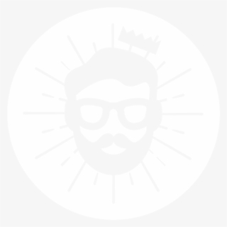 King Nerd Face Reverse Circle Blank Small - Illustration #5416383