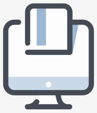 Online Payment With A Credit Card Icon - Online Shopping #5416510