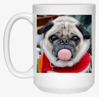 Pug Mug - Tongue Out - Babys-closet - Com - Kyoto Pug Cafe #5417646