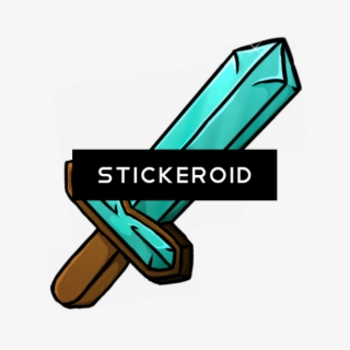 Diamond Sword Minecraft - Sword Minecraft Png #5418213