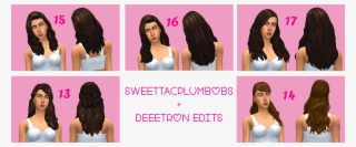 Something Simlish Here Besides Adding Both Hatchops - Sweet Taco Plumbobs Hair #5419098