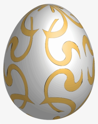 White And Gold Egg #5421638