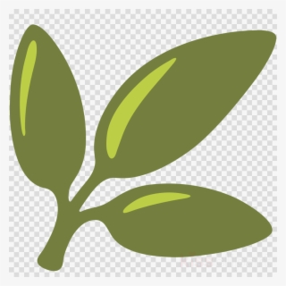 Emoji Leaftransparent Clipart Art Emoji Clip Art - Emoji Leaf Transparent #5424394