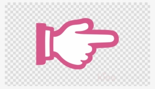 Finger Pointing Right Emoji Clipart Index Finger Emoji - Transparent Background Icon Social Media #5425988