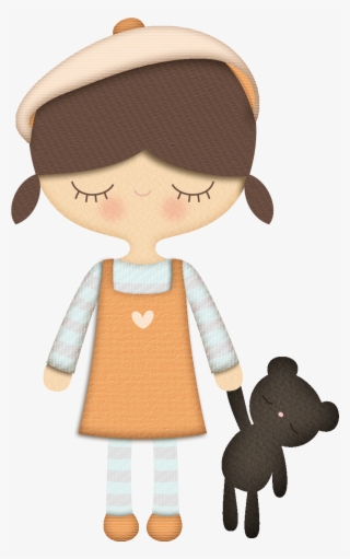 Girls Clipart Eye - Cartoon Doll Art #5426622