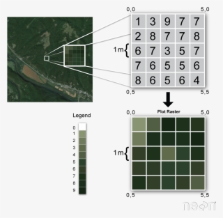 Raster Or “gridded” Data Are Stored As A Grid Of Values - Architecture #5426777