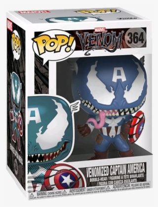 Venomized Captain America Pop Vinyl Figure - Funko Pop Venom Captain America #5428944