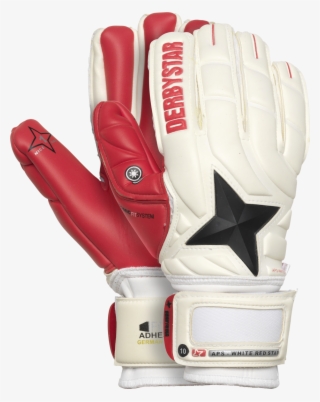 Derbystar Aps White Red Star Goalkeeper Gloves - Derbystar Aps White Red Star Goalkeeper Gloves - 10 #5429245