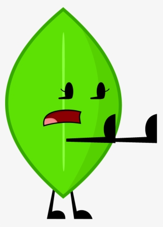 Leafy's Pose - Bfdi Leafy - Free Transparent PNG Download - PNGkey