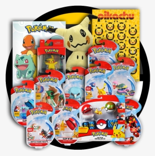 Two 2″ Figure Packs - Trends International Pokemon Poster Book 8.5" X 11" #5430371