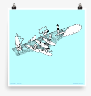 Robin Lanei Art- 'party Wave' - North American P-51 Mustang #5430851