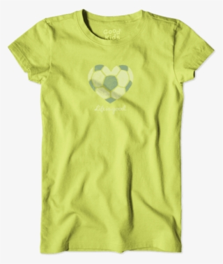Girls' Soccer Heart Easy Tee - Active Shirt #5433128