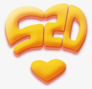 Yellow Heart Shaped 520 Word Art - Portable Network Graphics #5436544