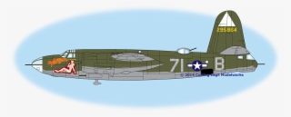 I Love The Dramatic And Extremely Well Executed Nose - North American B-25 Mitchell #5437275