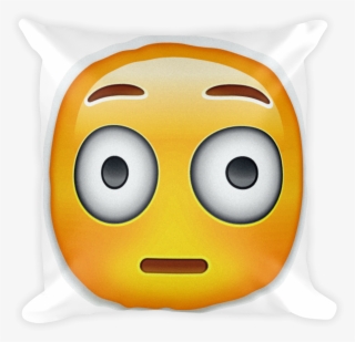 Emoji Pillow - Flushed Face - Clip Art #5439244