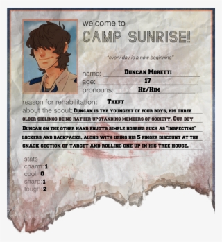 My App For Camp Sunrise, A Murder Rp Https #5439307