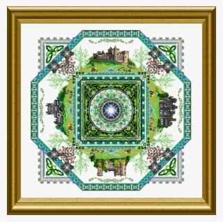 This Mandala Celebrates The Irish Heritage, Landscape - Chatelaine The Irish Mandala Cross Stitch Chart #5439760