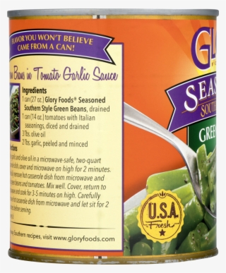 Glory Foods Seasoned Southern Style Italian Green Beans #5439761