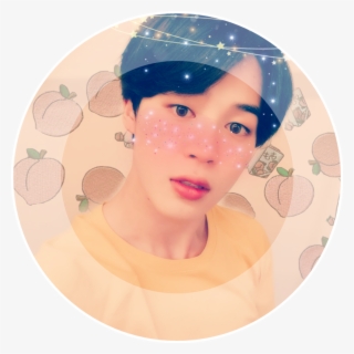 Bts Jimin Btsjimin Peach Yellow Cute Icon - Jimin Selfie Twitter #5440349