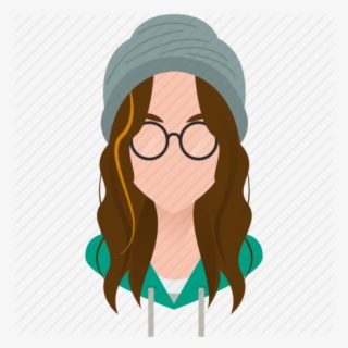 Girl With Glasses Icon #5441008