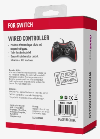 Gameware Nintendo Switch® Wired Controller - Nintendo Switch #5441015 Gameware Nintendo Switch® Wired Controller - Nintendo Switch #5441015