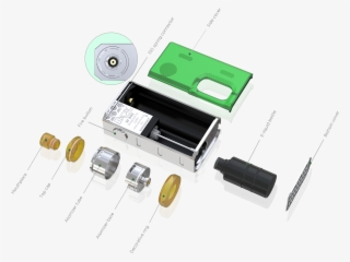 The Tobhino Bf Rda, A High End Bottom Fed Rebuildable - Kit Wismec Luxotic Bf #5441356