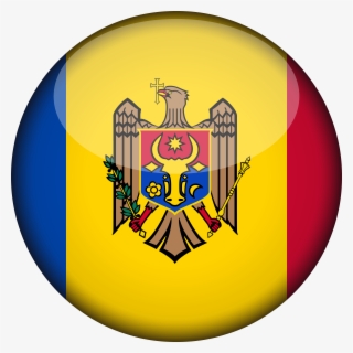 Moldova Flag 3d Round Xl #5441701