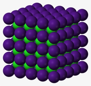 Caesium Chloride 3d Ionic - Crystal Lattice Of Magnesium Chloride #5441979