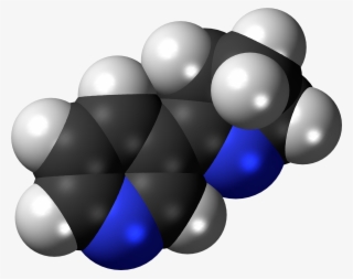 Myosmine 3d Spacefill - Ammonia Molecule #5442033