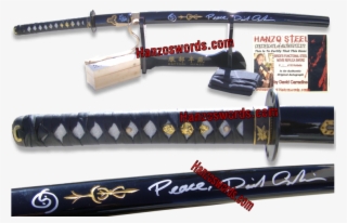 This Is A Forged Functional Steel Replica Sword Autographed - Explosive Weapon #5442446