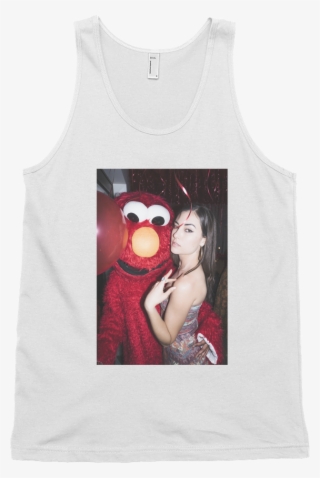 Sasha Grey White Elmo Tanktop, White Sasha Grey Elmo - Sasha Grey #5444392